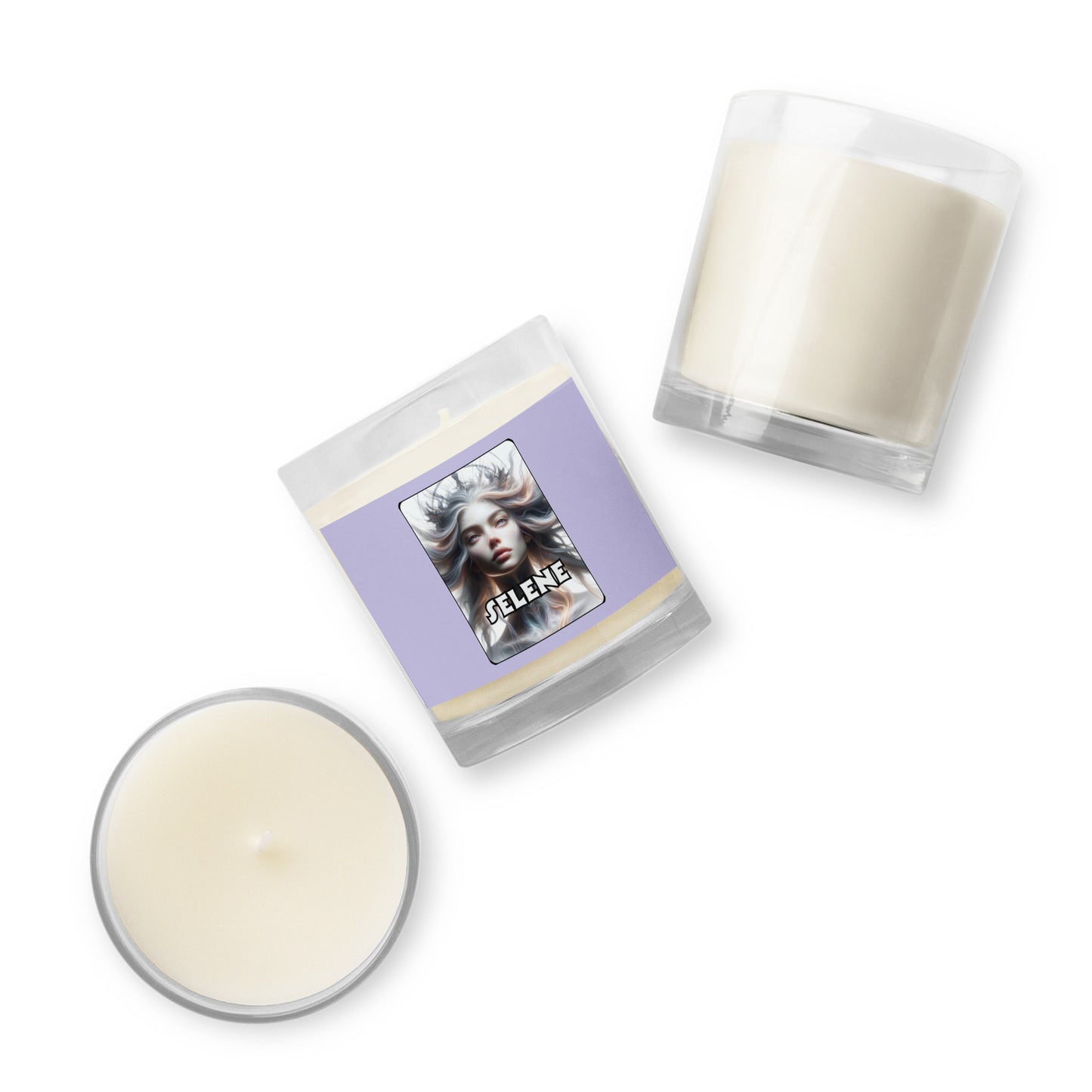 Glass Jar Soy Wax Goddess Selene Candle