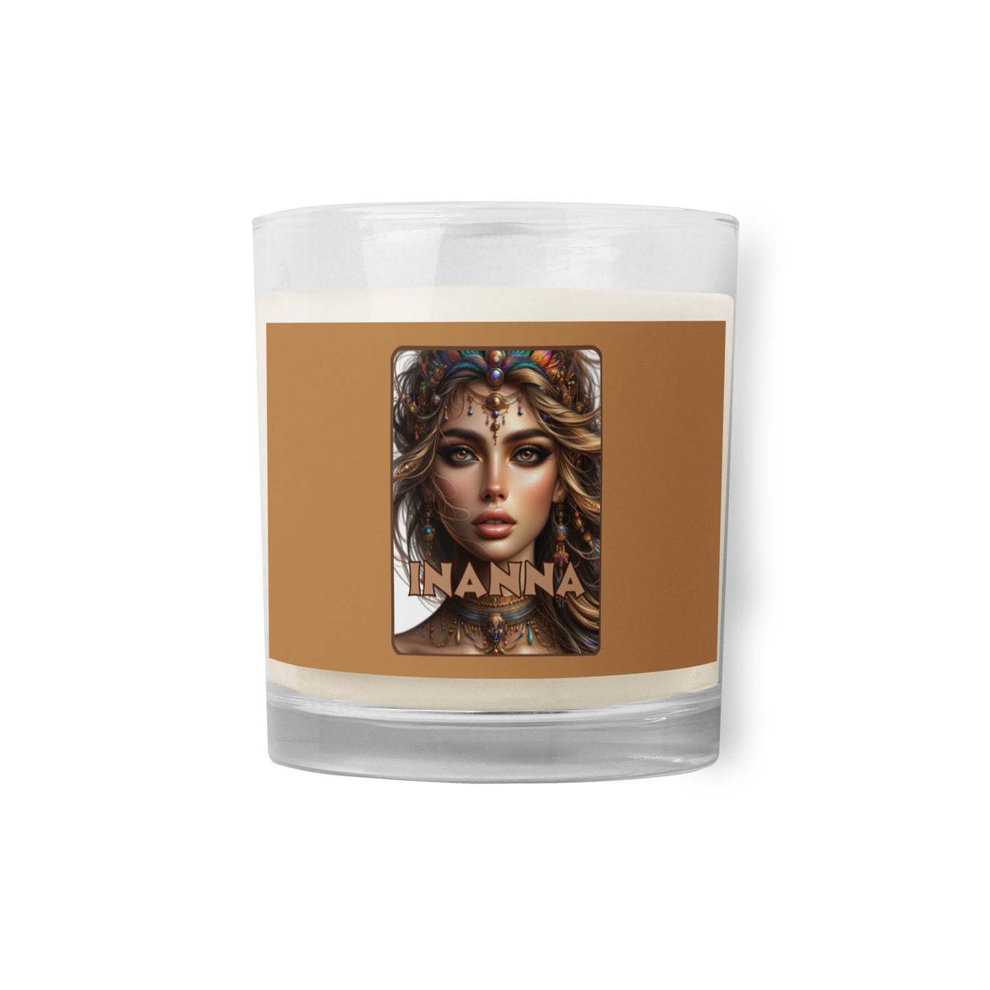 Glass Jar Soy Wax Goddess Inanna Candle