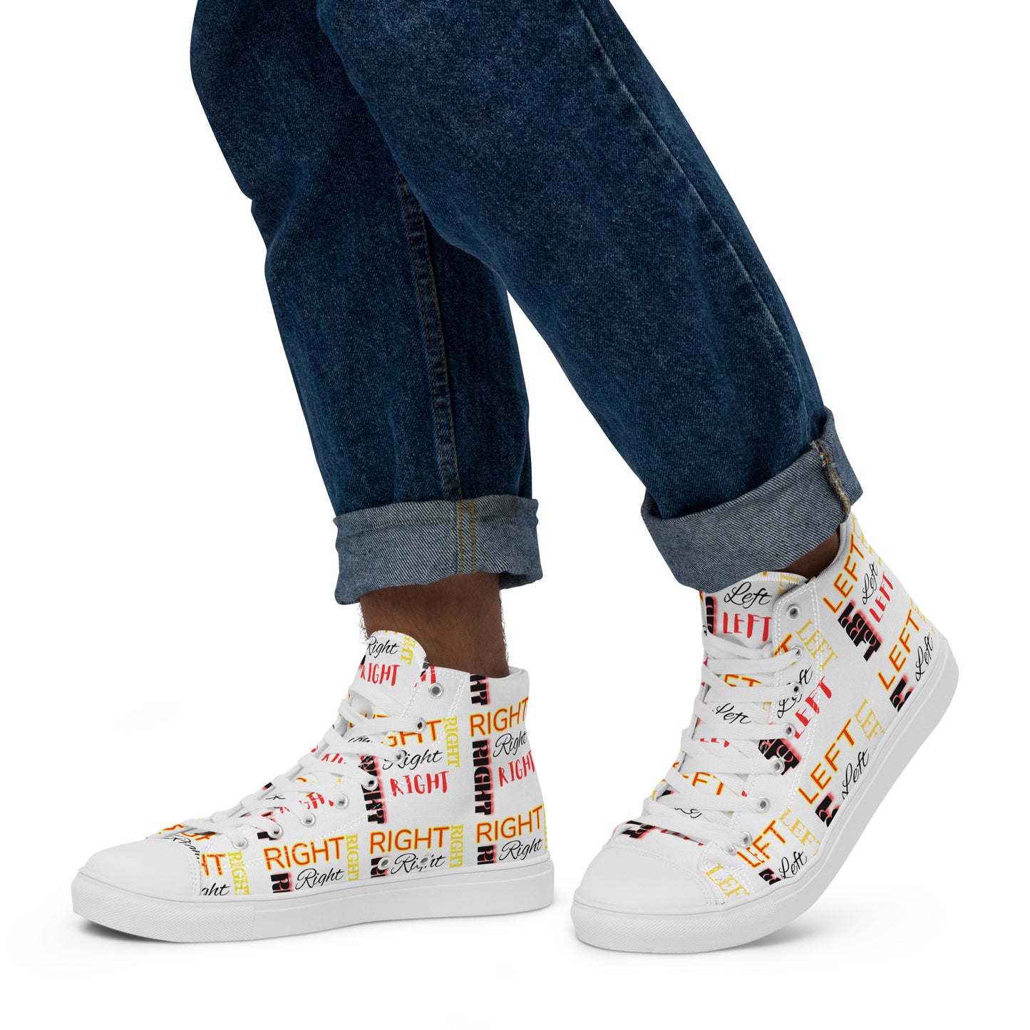 Men’s and Boy's High Top Canvas Shoes