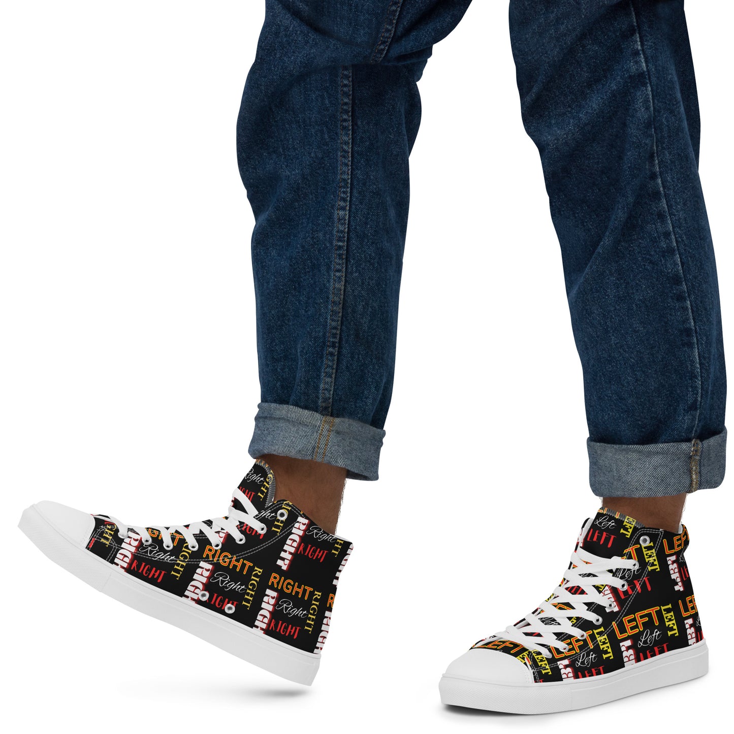 Men’s and Boy's High Top Canvas Shoes