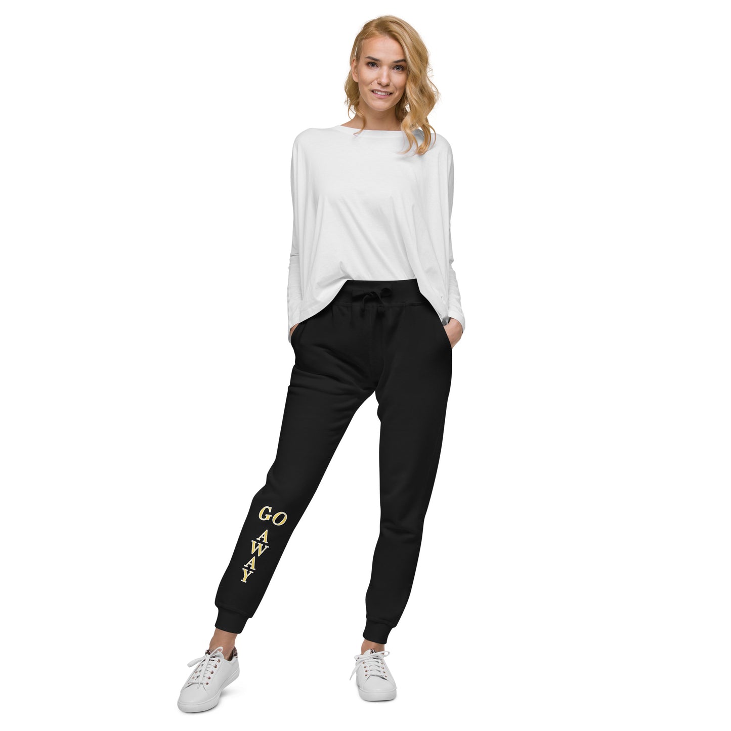 Unisex Fleece "Go Away" Sweatpants