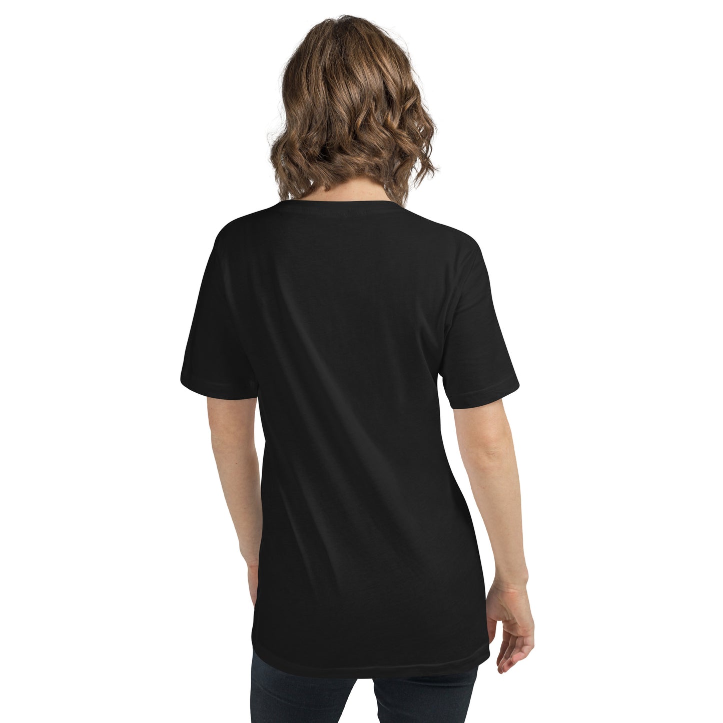 Unisex Short Sleeve Emotional Support Nana V-Neck T-Shirt