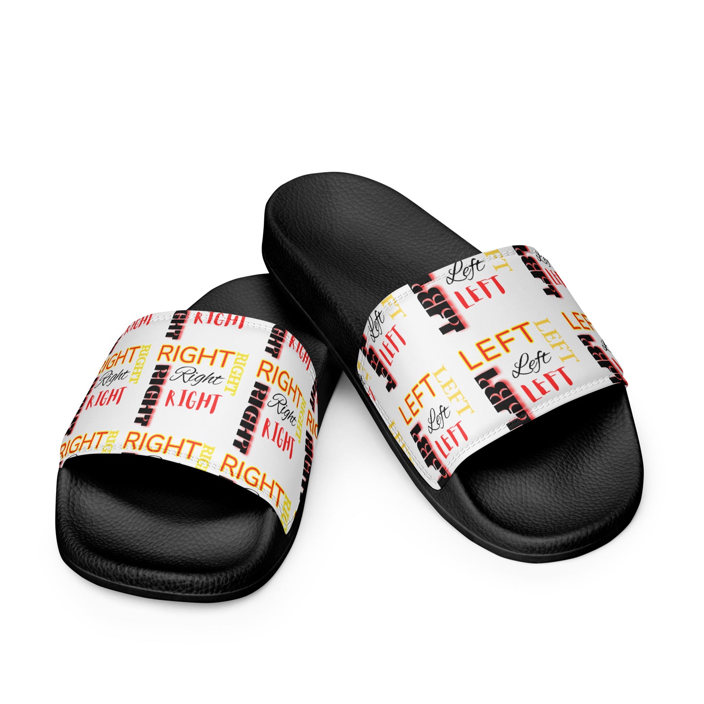 Women's White Right/Left Slides